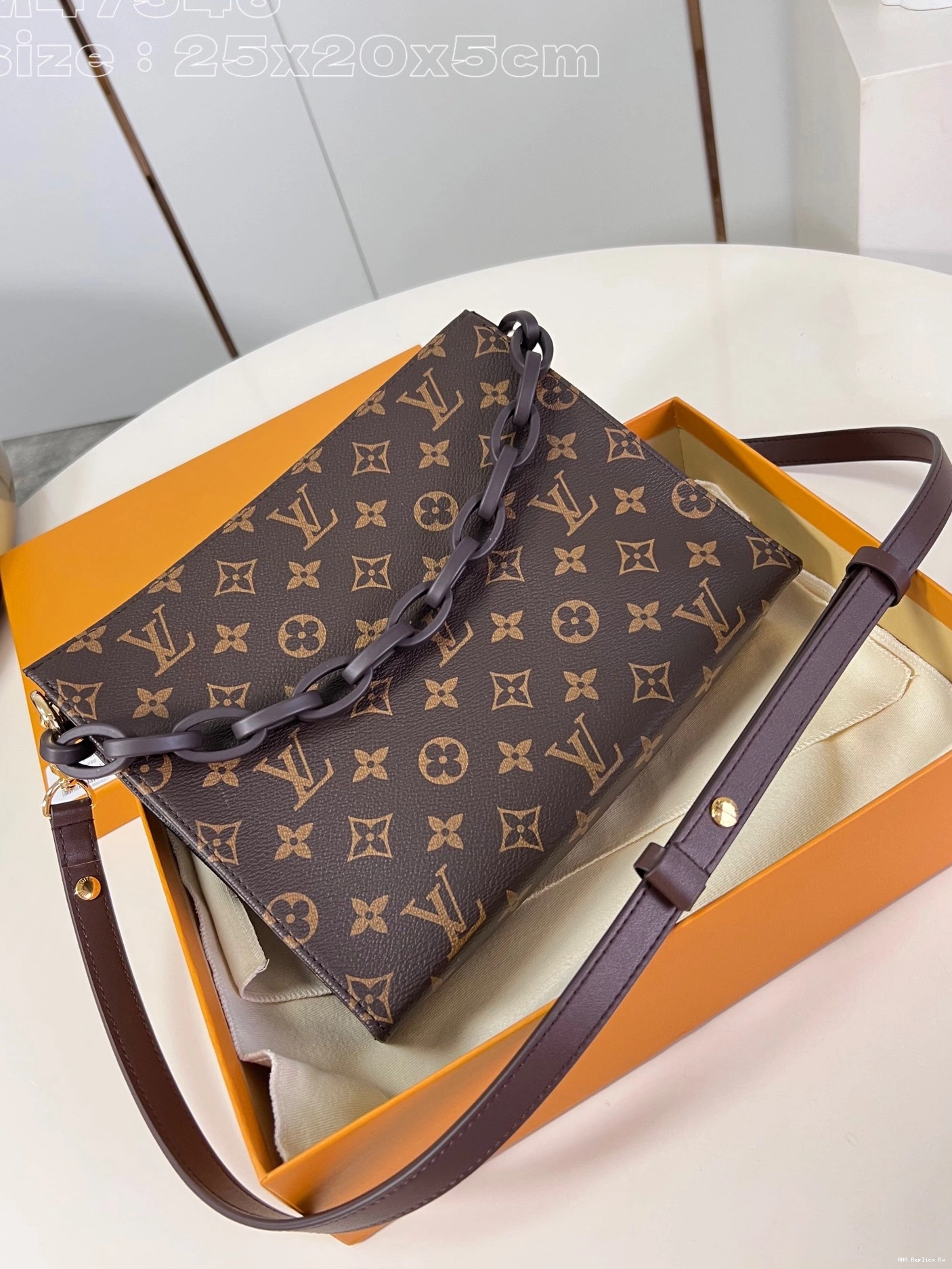 AAA Replica Ru VUITTON Toiletry Monogram Pouch-25*20*5.5CM LOUIS 0807